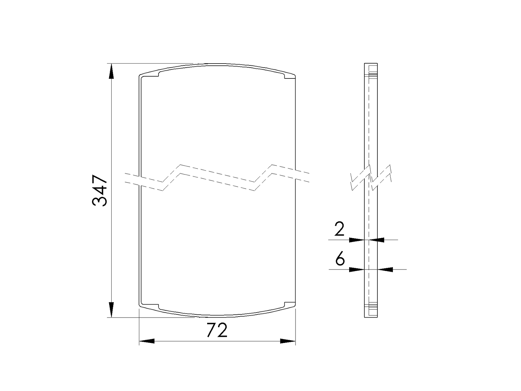 Zaślepki do Profili AL/0011-ProXL-N-E do schodów