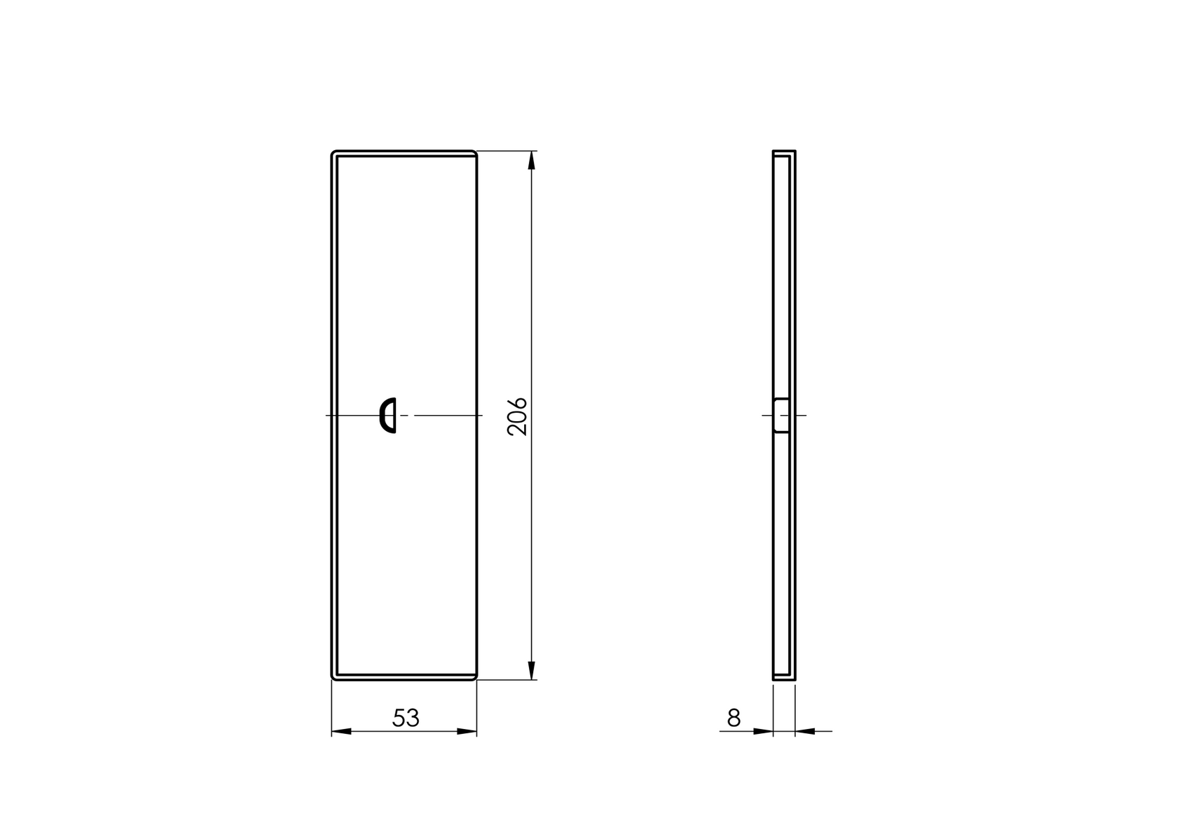 Zaślepki do Profili AL/0011-N-E