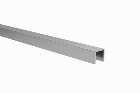 Profil szklany U AL 20x20x2 mm do szkła o grubości 10–12 mm, anodowany