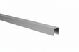 Zasklenie pevné - profil U 15x15x2mm t6-8mm INOX effect