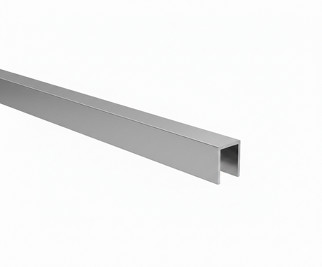 Profil szklany U AL 20x30x2 mm do szkła o grubości 10–12 mm, anodowany
