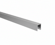 Zasklenie pevné - profil U 20x30x2mm t10-12mm INOX effect