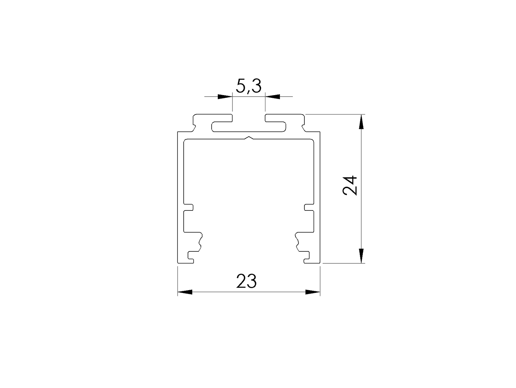 Profil AL dla LED systemu