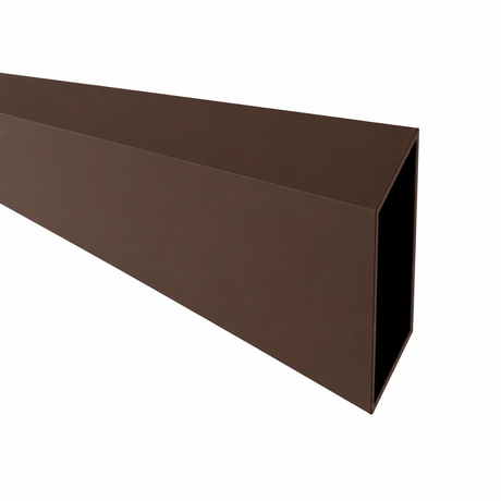 Aluminiowa żaluzja ogrodzeniowa romboidalna 20 x 105 - 6,0 m Brązowa RAL 8017