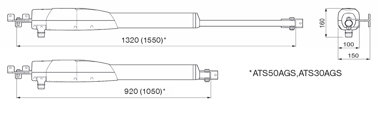 Napęd CAME do bram skrzydłowych, 24 V DC