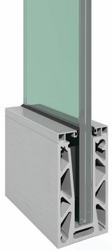 Profil balustrady szklanej