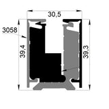 Listwa zasciskowa z taśmą osłonową H40
