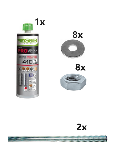 Zestaw montażowy do CARPORT
