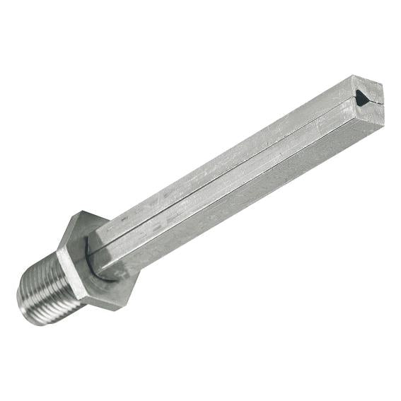 Hriadeľ ku kľučke s guľou otočný 8x8x100mm