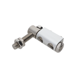 Zawias regulowany do przykręcania, stal nierdzewna/aluminium