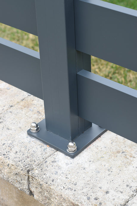 Aluminum post 1850mm, anthracite