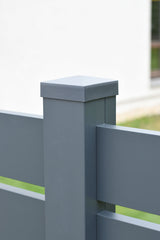 Aluminiowa zaślepka/nakładka na słupek 70x70mm, Antracyt RAL 7016