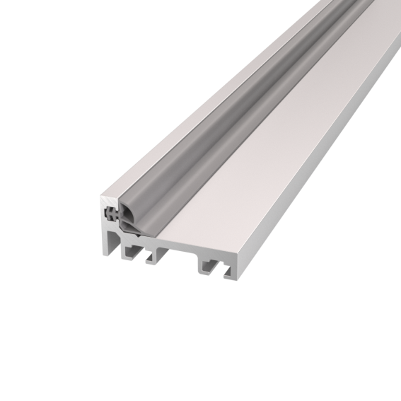 Profil ościeżnicowy do szklanych drzwi "L"