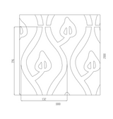 Designowa blacha 3D - Zn