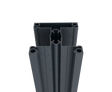 Aluminiowy słupek ogrodzeniowy 70x70 do wypełnień lamelowych - 2500mm R7016