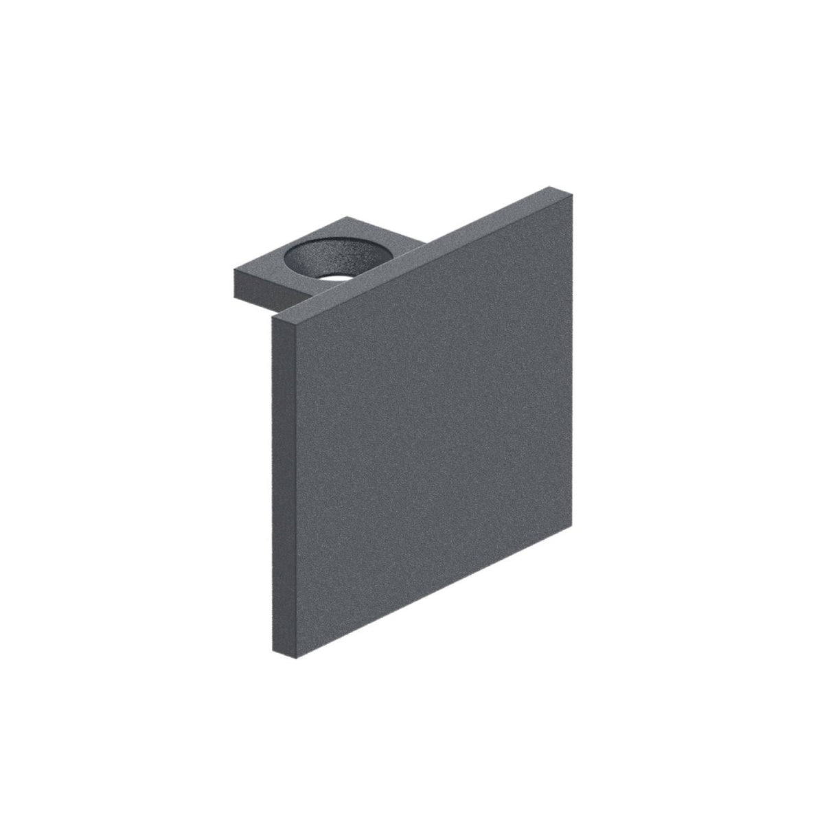 Aluminiowa zaślepka adaptera MODEL 20PRO, Antracyt RAL 7016
