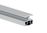 Aluminiowy profil słupkowy 56×60 mm - 6 m - Naturalny