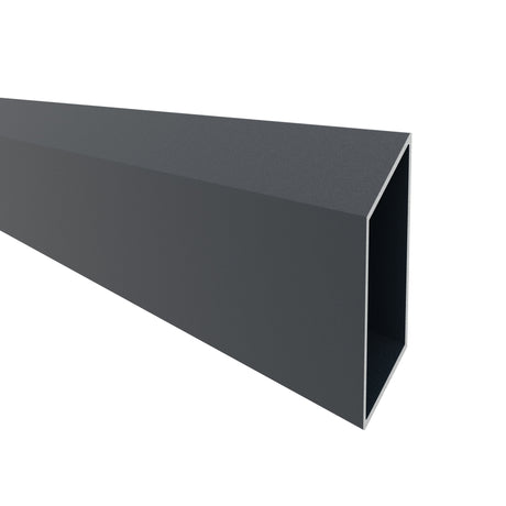 Aluminum Rhomboid Fence Louver 20 x 105 - 2.0 m Anthracite RAL 7016