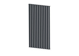 Set Anthracite aluminium vertical tilting system 1.09 m with AL 2.4 m Anthracite infill 20x95