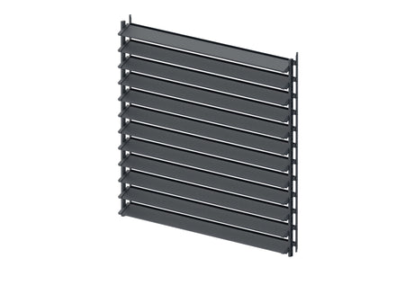 Set Antracitový hlinikový horizontálny naklápací systém 1,09m s AL 1,2m Antracitovou výplňou 20x95mm