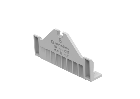 Zestaw do regulowanego mocowania szkła - canal B