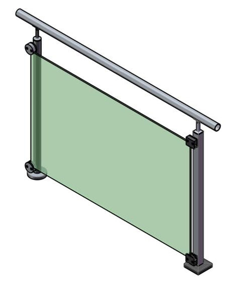 Słupek nierdzewny -prosto