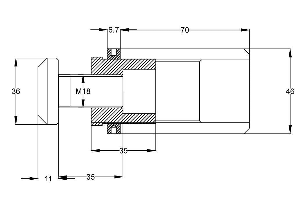 Uchwyt do szkła spider rotula przegubowa AISI304