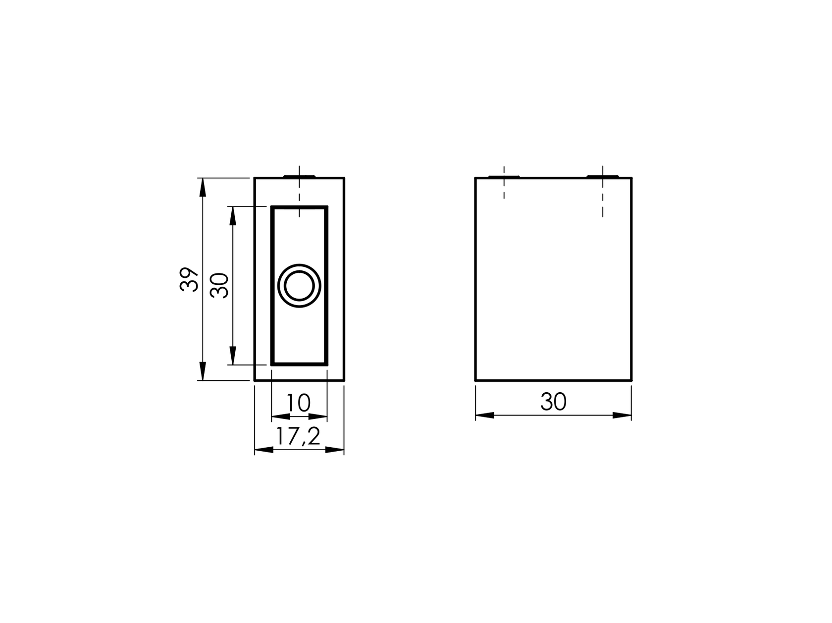 łącznik końcowy stal nierdzewna
