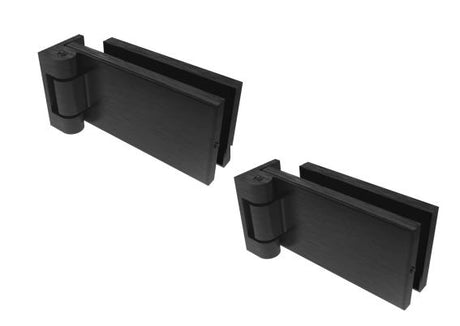 Zawias do ościeżnicy drewnianej szklanych BLACK