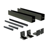 Francuskie okno Aluminiowa rama bez szkła