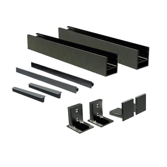 Francuskie okno Aluminiowa rama bez szkła