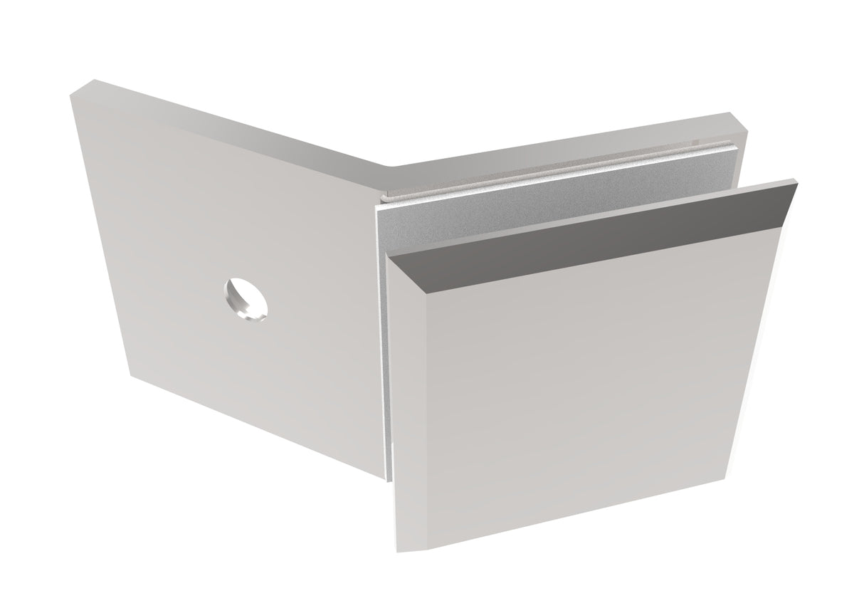 Uchwyt szkła, Zamak, 135°, T 8-10 mm