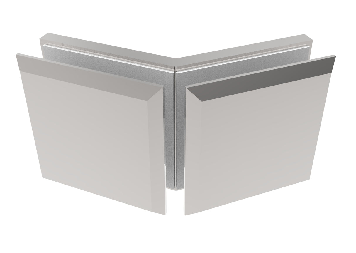 Uchwyt szkła, Zamak, 135°, T 8-10 mm