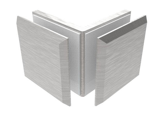 Uchwyt szkła, Zamak, 90°, T 8-10 mm