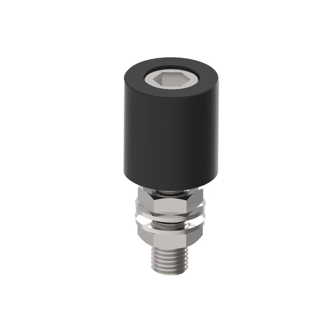 Rolka tworzywowa Zn, D42mm, black