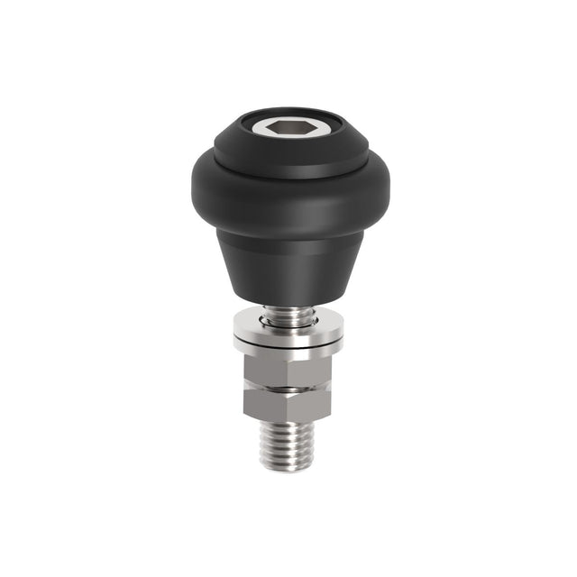 Rolka plastkiowa D43mm czarna Zn,