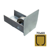 Rolka najazdowa Zn, profile 70x60, L115mm