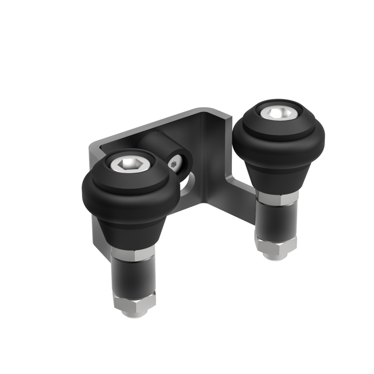 Uchwyt bramy Zn, profile 40mm, antracyt