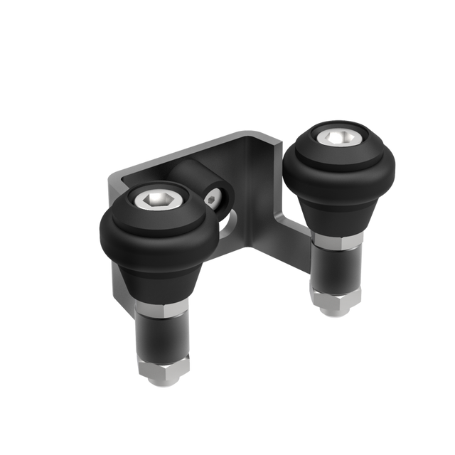 Uchwyt bramy, Zn, profile 60mm, antracyt