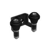 Uchwyt bramy, Zn, profile 60mm, czarny