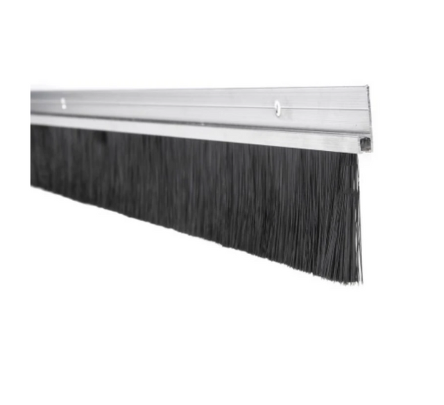 Uszczelka aluminiowa ze szczotką do drzwi i bram