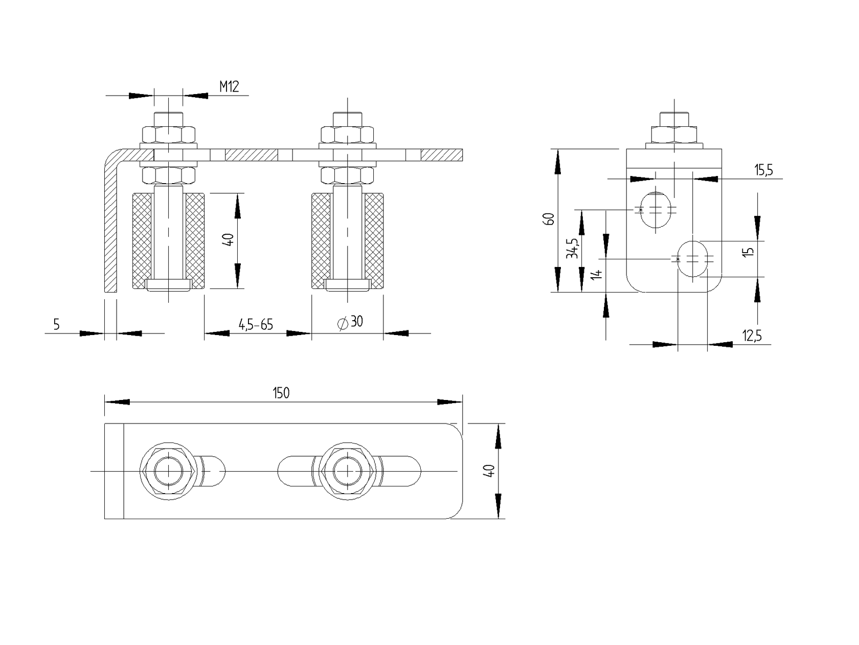 Rolka prowadzaca, Zn