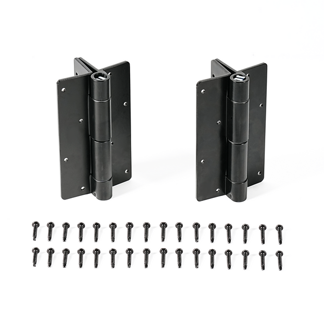 Aluminum Self-Closing Hinges with High Load Capacity – Black