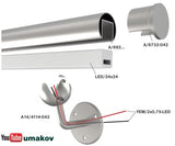 Profil iLED zintegrowanym oświetlenem 24VDC