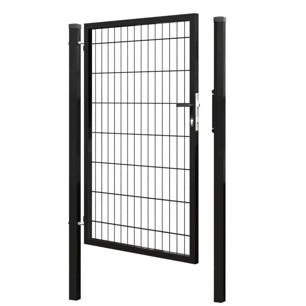 Bramka 1kr. 2D BOX ZnPVC 1000x1500mm RAL 9005 czarna matowa