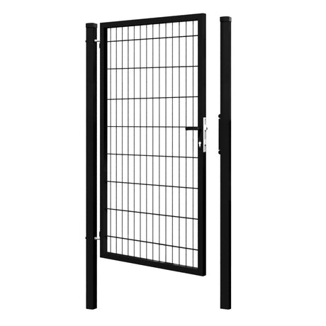 Bránka 1kr. 2D BOX ZnPVC 1000x1700mm RAL 9005 čierna matná