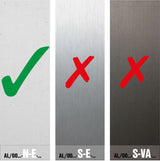 Profil balustrady szklanej Al-boczny AL/ELOX