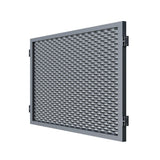 Panel ogrodzeniowy aluminiowy 2000x1200mm siatka cięto-ciągniona antr.