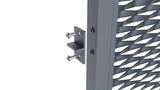 Panel ogrodzeniowy aluminiowy 2000x1200mm siatka cięto-ciągniona antr.
