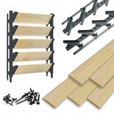 Pohyblivý plastový systém - žalúziový - pár (ľavý + pravý)